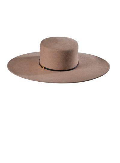 luxury camel felt hat