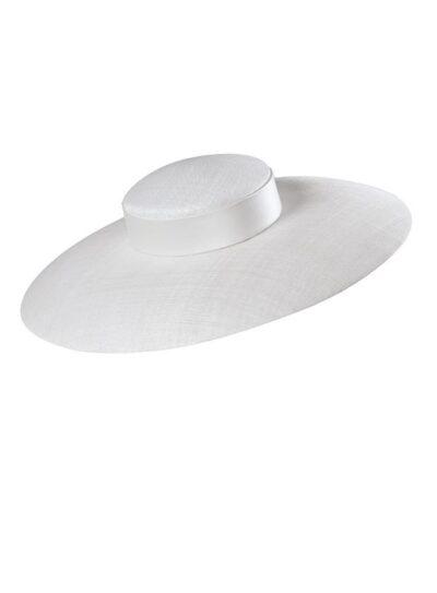 luxury white straw hat